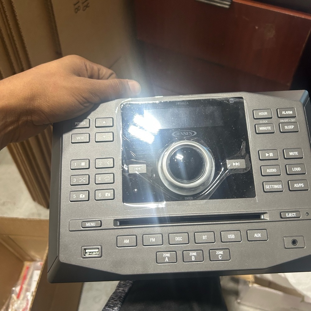 Jensen  JWM62A White and Black Electronics Label